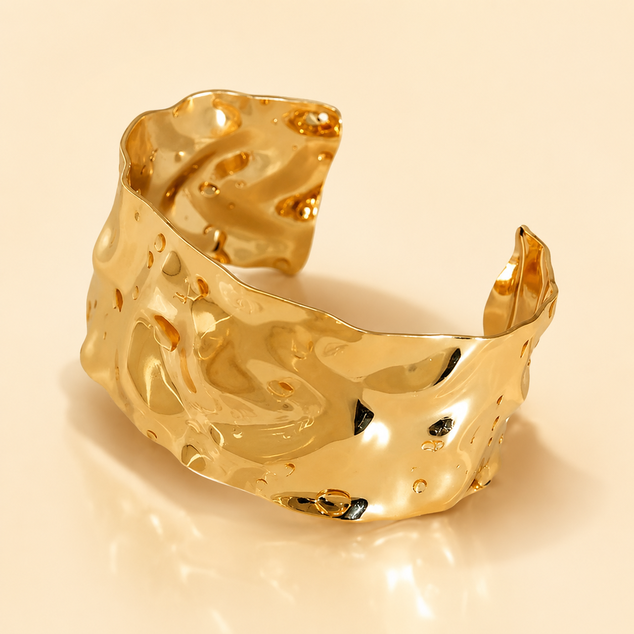 Aurelia Molten Cuff Bracelet