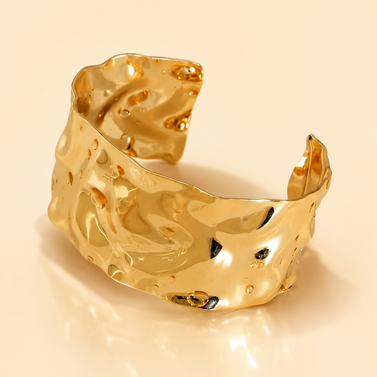 Aurelia Molten Cuff Bracelet