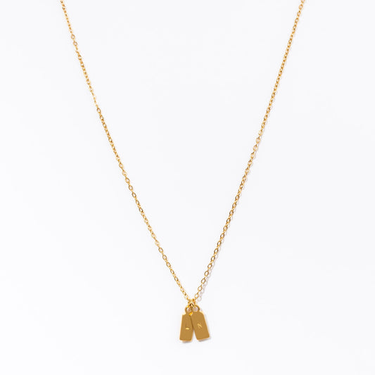 Collier Initiales Personnalisable