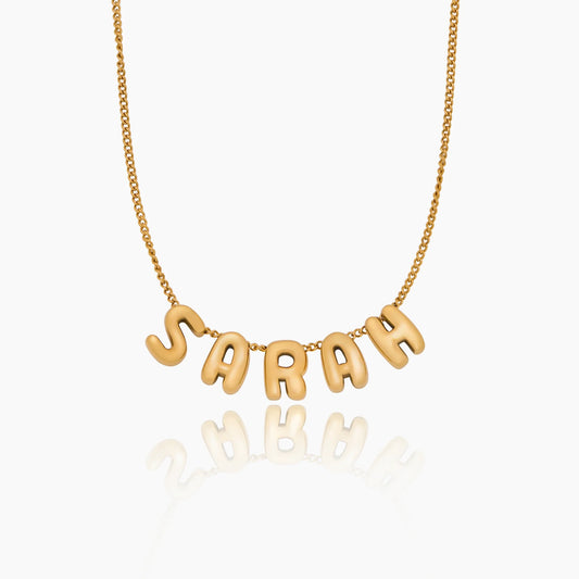 Bubble Name Necklace