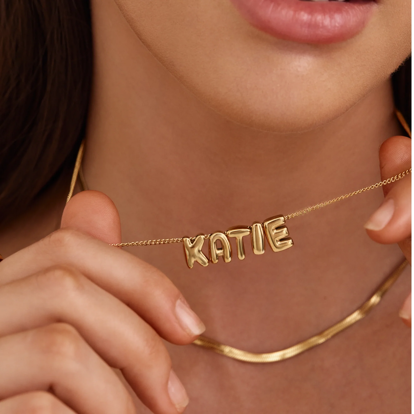 Bubble Name Necklace